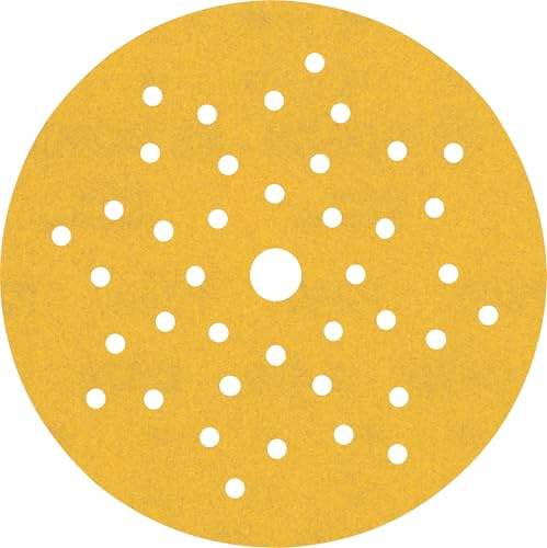 Bosch 5x Papel de lija EXPERT C470 multiperforado | para Pintura sobre madera, Madera dura, Grano 240, Professional Accesorios Lijadora excéntrica, Lijadora orbital