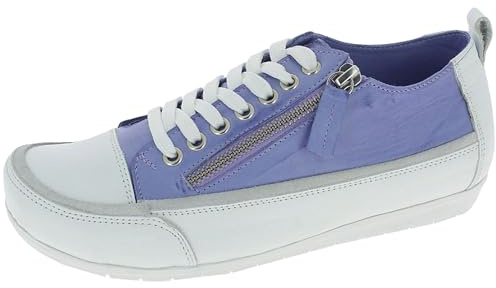 Andrea Conti Damen Schuhe Halbschuh Low Top Sneaker lässig Sommerfarbe 0345911, Größe:38 EU, Farbe:Lila