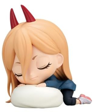 Banpresto BP88663P Figure Q Posket Sleeping Power Chainsaw Man, 7 cm, Multicoloured