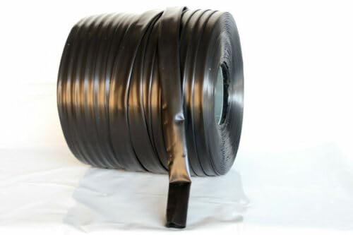 50 METRI MANICHETTA NERA FORATA PASSO 20 CM PER IRRIGAZIONE DIAMETRO 40 MM