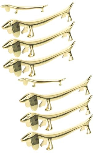Garneck 8 Pièces Repose- Teckel Repose-Fourchette Miniatures de Range Couteaux Repose décor Accessoire de Cuisine Porte- de Restaurant Métal Accessoires