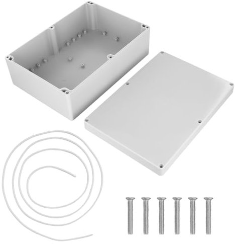 QWORK® Cassetta di Derivazione, Scatola a tenuta stagna, IP66, per comunicazioni elettriche, Bianco, 265 * 185 * 95mm