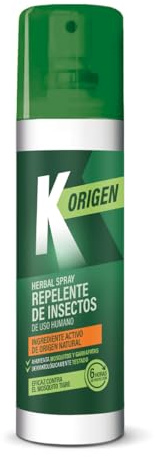 K-ORIGEN - Repelente de Insectos Herbal Spray | Protección Natural y Eficaz | Última Tecnología | 80 ml