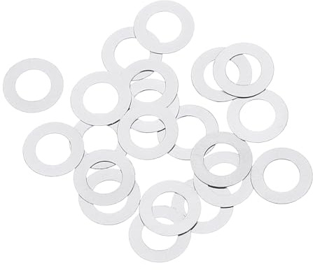 QUARKZMAN Rondelles Plates M5 en Acier Inoxydable 304, 5x9x0,1mm 50Pcs | Entretoises Plates, Ultra Fines pour Vis, Réparation Électronique, automobile