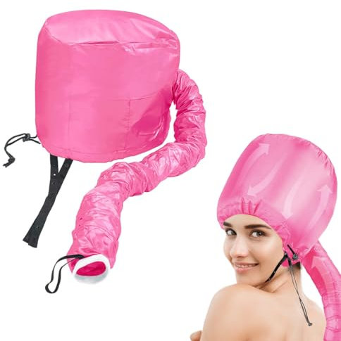 KUMSODE Casco per Asciugatura Capelli, Cuffia per Asciugacapelli Manuali, Regolabile Elastica Cuffia Termica per Capelli, per Asciugatura, Acconciatura, Arricciatura