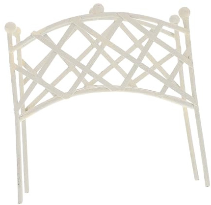 Toyvian Micro Landscape Arch Bridge Decorative Miniature Bridge for Fairy Garden Displays Metal Material for Zen Garden Scenery Props