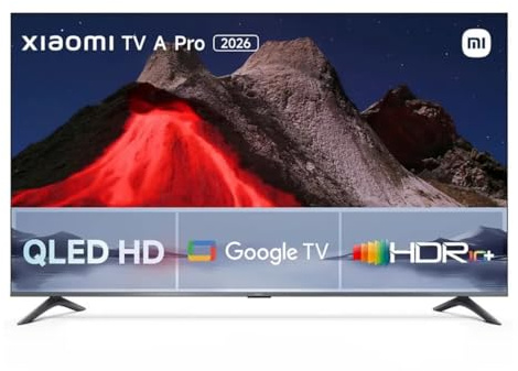 XIAOMI TV A Pro 32, 32 pollici (81 cm), QLED, Smart TV, Google TV, Triple Tuner DVB-C/S/S2/T/T2,Dolby Audio, DTS Virtual:X, DTS-HD, Controllo Vocale, Compatibile con Apple Airplay & Google Cast