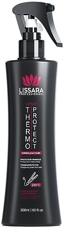 LISSARA - Spray Thermo Protecteur au Tanin Collagène et Protéine - 230°C - Réparation et Brillance Sans Rinçage - Fer à Lisser et Lissage Brésilien - 300ml