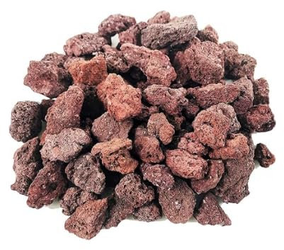 Vegara Stone Piedra volcánica roja Decorativa (1, 25/50MM)