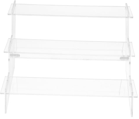 Cabilock Présentoir Acrylique À 3 Niveaux Pour Collections Jouets Maquillage Style Neutre