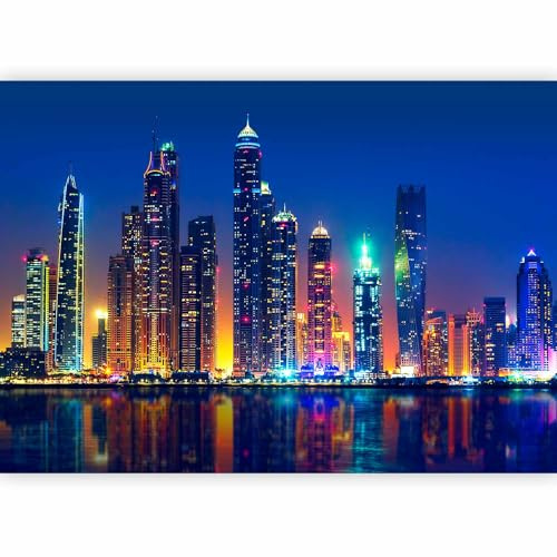 Fotomurales B&D XXL - 250x175 cm XXL Papel pintado tejido no tejido Decoración de Pared decorativos Murales moderna Diseno Fotográfico Ciudad City d-C-0023-a-c