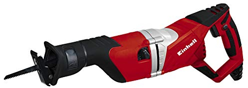 Einhell All Purpose Reciprocating Saw TE-AP 1050 E | 1050 W Electric Saw for Cutting Wood and Metal | 200mm Cutting Depth, Toolless Adjustable Soleplate and Blade Change | Includes Saw Blade