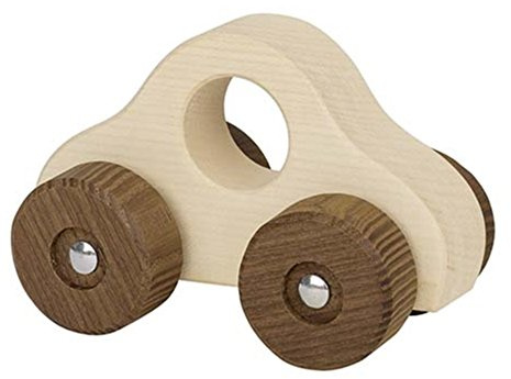 Goki Greifauto Holz hell Holzauto Baby Nature