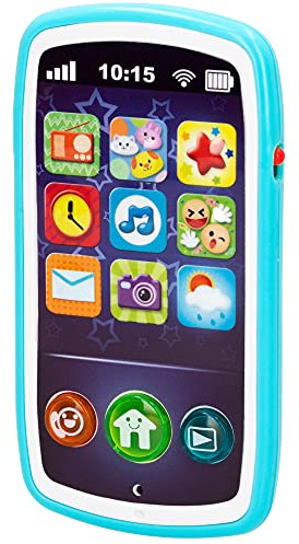 Winfun ColorBaby 44523 Spielzeug-Handy für Kinder, mit Musik, Blau