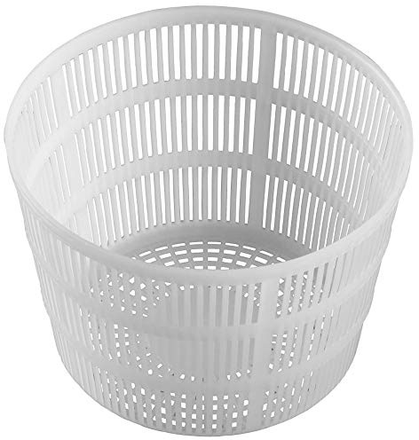 New England Cheesemaking Supply Co. Ricotta Style Basket Cheese Mold, Large (12.35 cm diameter), Polypropylene, Modern, Round, Woven/Mesh (Plastic) Cheese Mold