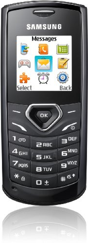 Samsung E1170 Handy (3,9 cm (1,52 Zoll) Display, 65.536 Farben, uTrack) deep-black