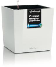 LECHUZA CUBE Premium 40 vit högblank 16360