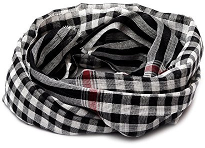 Vietnamese Khan Ran Scarf Army Uniform Khmer Cambodian Traditional War Costume … (Black)