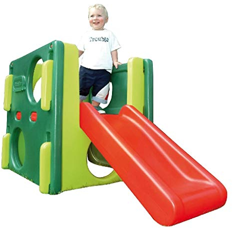 Little Tikes Junior Activity Gym. Climb, Crawl and Slide, Durable Garden Toy for Kids Indoor or Outdoor Activity. Stable, Kid-Safe Playset, For Kids Aged 18 Months +, Evergreen