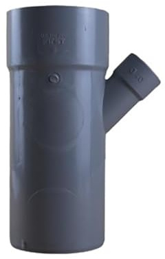 First Plast - Raccord PVC évacuation - Culotte PVC réduite 45° Mâle Femelle Ø100/40