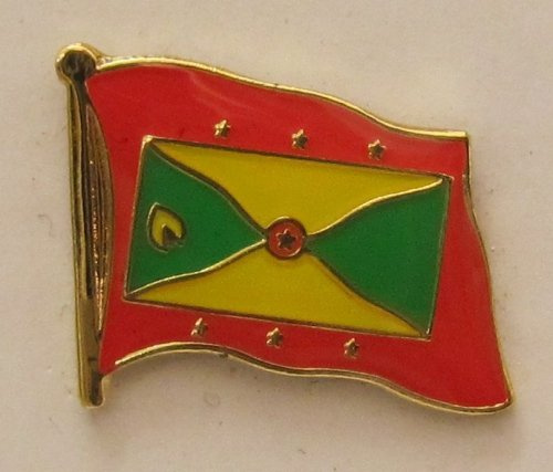 Grenada Pin Anstecker Flagge Fahne Nationalflagge Flaggenpin Badge Button Flaggen Clip Anstecknadel