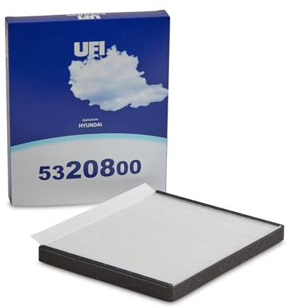 UFI Filters, Innenraumluftfilter Abitacolo 53.206.00, Ersatz-Innenraumfilter, geeignet für Autos, passend für verschiedene Modelle von Land Rover, Volvo