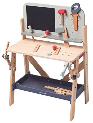 EverEarth Große Werkbank - Pastell EE33795 für Kinder ab 36 Monaten