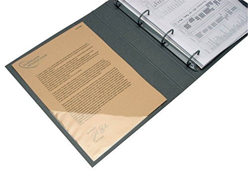 Q-Connect KF27033 Ecken-, Einstecktaschen, Einsteckschilder, Schutzfolien, Dreiecktasche selbstklebend 10 Stück