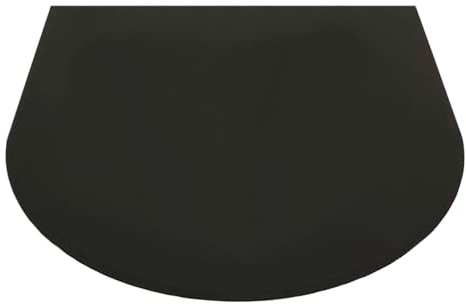 Funkenschutzplatte Metall Halbrund graphit - 1230 x 1300 mm