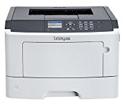 Lexmark MS510DN Farblaserdrucker (1200 DPI, USB 2.0) Graphit/weiß