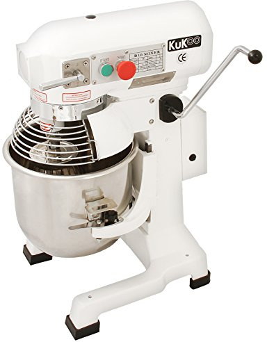 Robot Batidora Eléctrica Cocina 10L Mezcladora Alimentos Amasadora Profesional Robot de Cocina Automática Multifuncional Comercial +Rascador de Masa GRATIS Electric Food Mixer with Bowl Food Processor