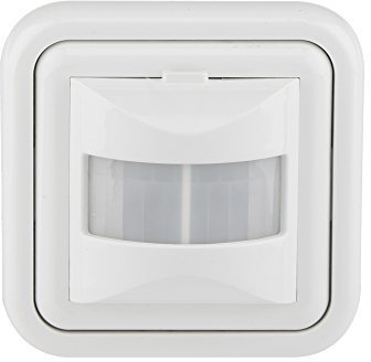 HUBER MOTION 10 up PIR Bewegungsmelder 160° für Innen I Unterputz Bewegungsmelder - Bewegungsmelder für LED geeignet, Automatik, 2/3-Draht-Technik