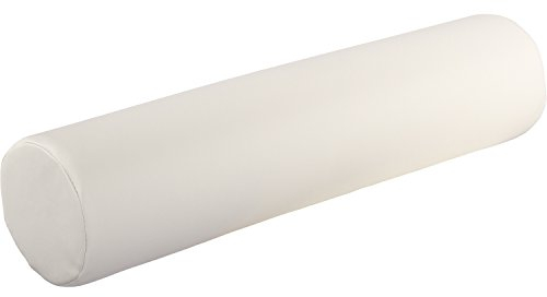 MOVIT Rouleau Nuque XL - 68 x 15cm, Thérapeutique, Blanc - Cylindre Positionnement, Coussin Massant, pour Genoux