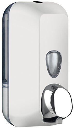 Dispenser Dosatore Distributore a Muro per Sapone foam in Schiuma a Cartuccia COLORATO SOFT TOUCH (BIANCO)