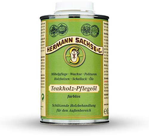 Holzöl Außenbereich für Teak Lärche Eiche und Akazienholz, Holz Öl Holzschutz - Holzschutzöl Teaköl für Gartenmöbel Holzpflegeöl Hartholz Pflegeöl für Terrassen aus Holz - Bangkirai 1 Liter