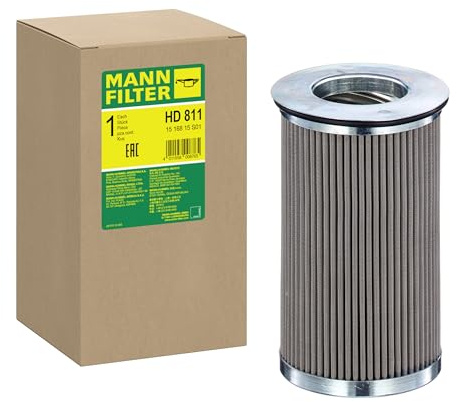 MANN-FILTER, HD 811 Hydraulik | Für Off-Highway, Hydraulikölreinheit, Höchste Filtrationsleistung, Hydraulischer Motorschutz, Echte OE-Technologie
