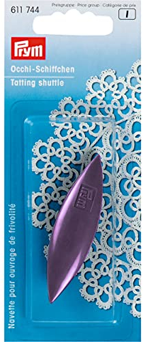 Prym 611744 Occhi-Schiffchen KST 6,5 cm farbig sortiert, Purple