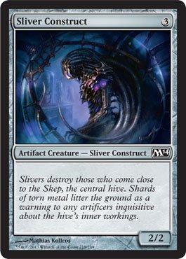 Magic The Gathering Sliver Construct - Tramutante Costrutto - Magic 2014 Core Set