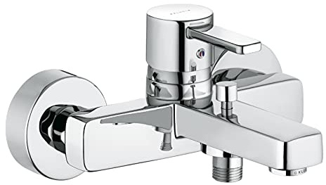 Kludi Zenta 386700575 Wannenfüll-Brause-Einhebelmischer DN 15, Chrom