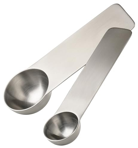 Zone Denmark Singles Jeu de cuillères doseuses 12 x 3,6 cm 15/5 ml 2 pces Acier