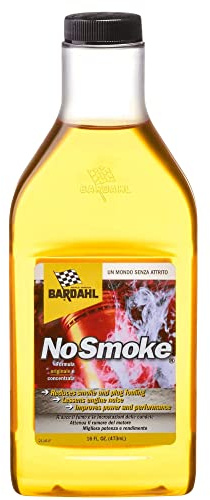 Bardahl - Trattamento No Smoke, Aumenta Viscosità Olio Motore, per Auto a Benzina e Diesel, Riduce il Fumo e le Incrostazioni delle Candele, Migliora la Potenza e il Rendimento, 473ml