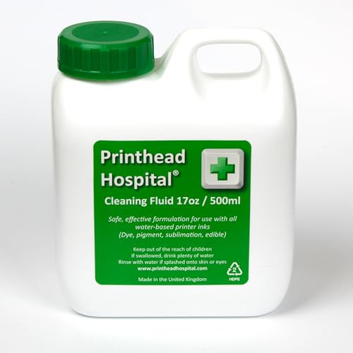 Printhead Hospital cleaning fluid for Epson, Brother, Canon, HP inkjet printers 17oz 500ml