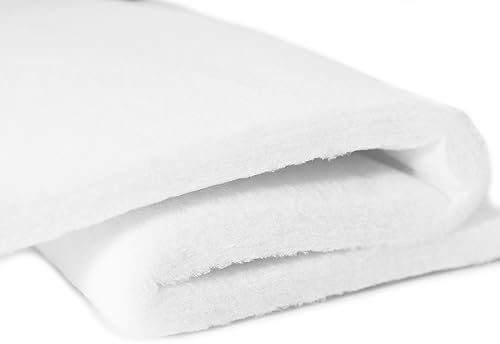 Kissenoutlet24 Volumenvlies 1,6m breit 500g/m² ca. 45-50mm dick 100% Polyester Thermisch verfestigt ohne chemische Bindemittel Meterware Rollenware