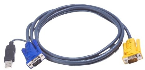 ATEN 2L-5203UP・Video- / USB-Kabel・HD-15 (VGA) (2L-5203UP)