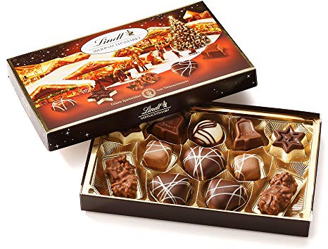 Lindt & Sprüngli Weihnachts-Markt Pralinés, 1er Pack (1 x 130 g)