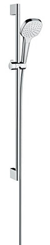 hansgrohe Croma Select E Duschset 0,90m, Weiß/Chrom