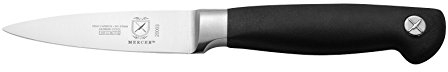 Mercer Culinary Genesis 3.5-Inch Forged Paring Knife, Wood, Black