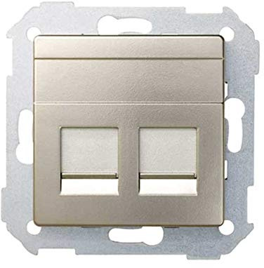 Simon 82006-34 placa de pared y cubierta de interruptor Champán