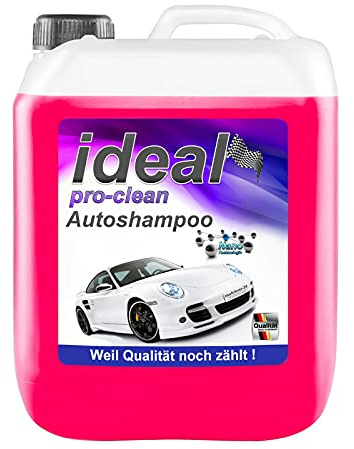 ideal pro clean Autoshampoo Konzentrat 5 Liter | mit Nano tec., Aktivschaum