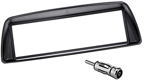 Sound-way Kit Montaje Autoradio, Marco 1 DIN Radio para Coche, Adaptador Antena, Compatible con Citroen C1, Peugeot 107, Toyota Aygo